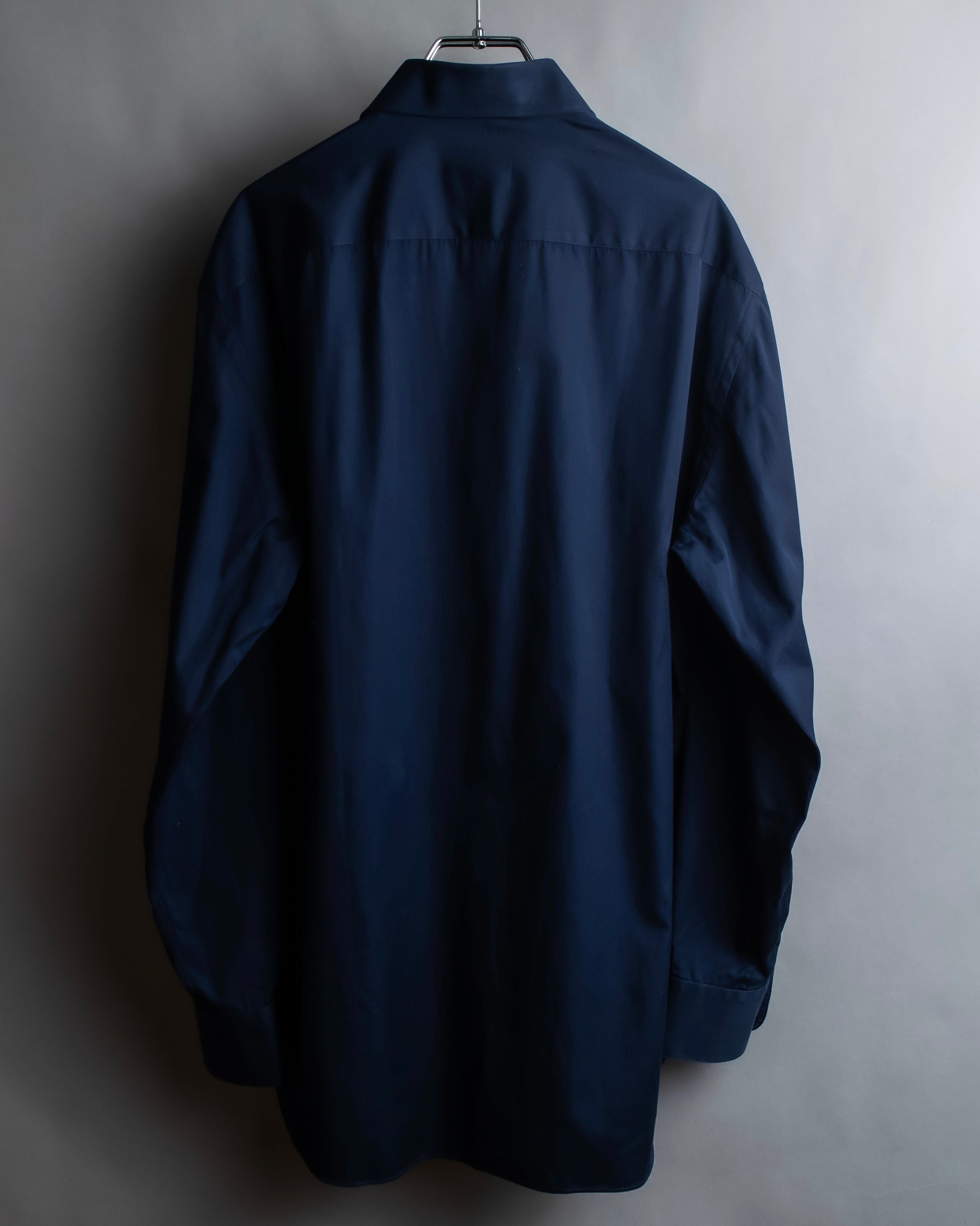 "PRADA" Beautiful navy color oversized shirt