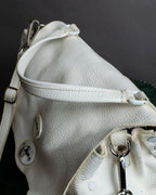 "ZANELLATO" Postina keyhole motif design 2-way leather bag