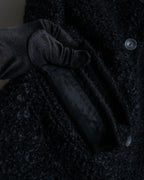 "GUCCI" Compact pattern bouclé wool jacket