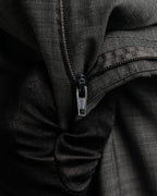 "PRADA" Sharkskin wool minimal tailoring set up