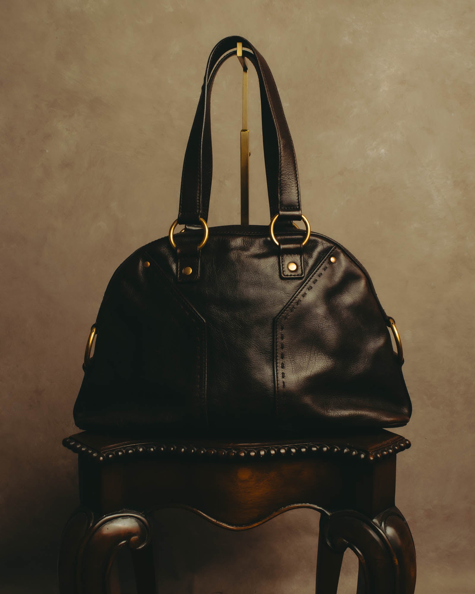 -SPECIAL- “Yves Saint Laurent” 00’s-10’s Muse leather handbag