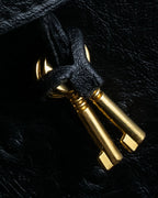 "Pierre Cardin" Turnlock design ostrich leather top handle bag