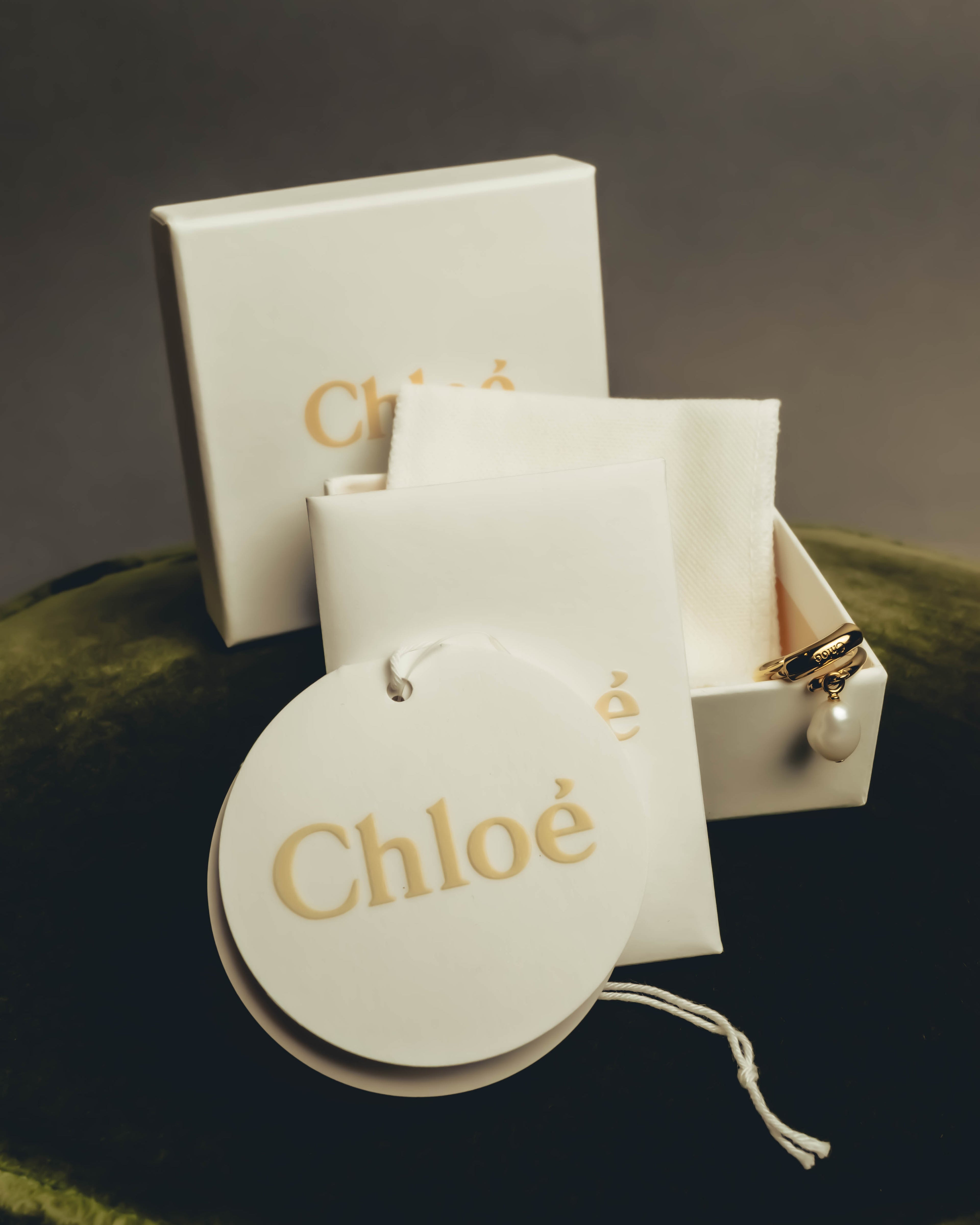 "Chloé" 2020's Pearl charm ring