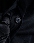 "Vintage raglan sleeve 100% cashmere stand-collar coat"