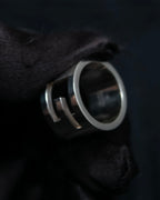 “GUCCI” G logo silver 925 ring