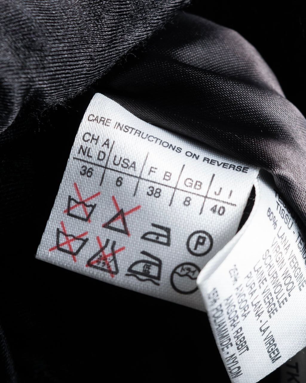 "MAX&Co." 90's Classic maxi-length angora mix long coat