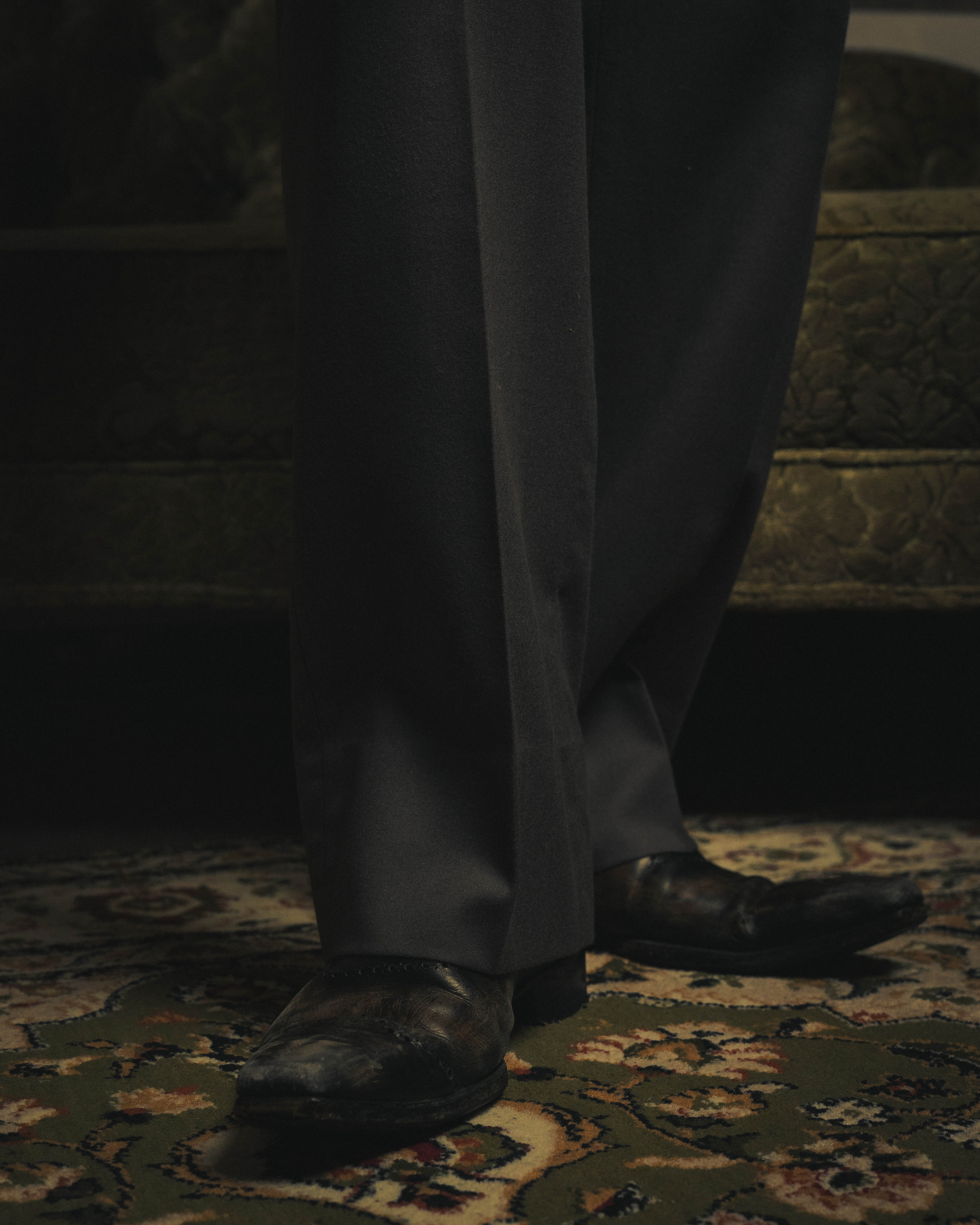–SPECIAL– "Christian Dior" 80's-90's Classically tailored wool two-piece suit