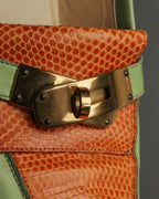 “Hermès” 90’s-00’s Kelly buckle leather loafer
