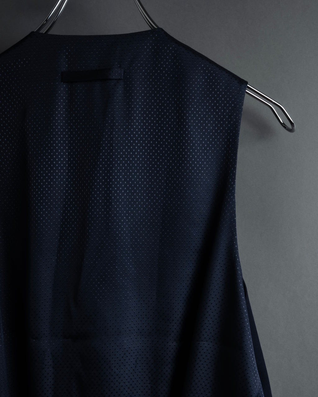 "JEAN PAUL GAULTIER" 90's Geometric lace design tailored vest