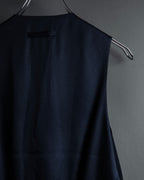 "JEAN PAUL GAULTIER" 90's Geometric lace design tailored vest