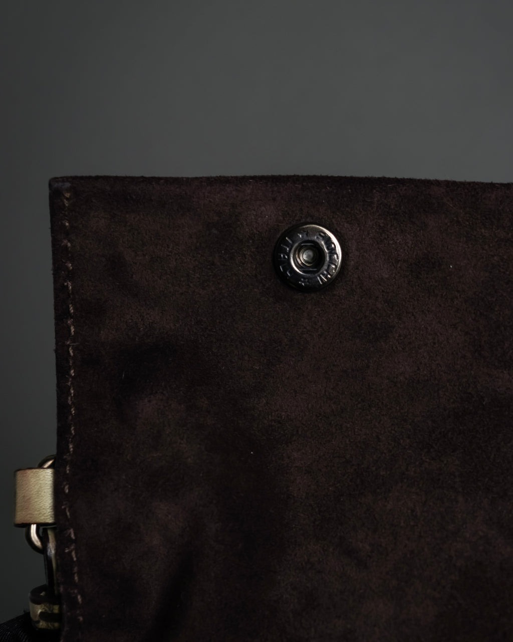 "MIU MIU" Belt strap design embossed leather hand bag