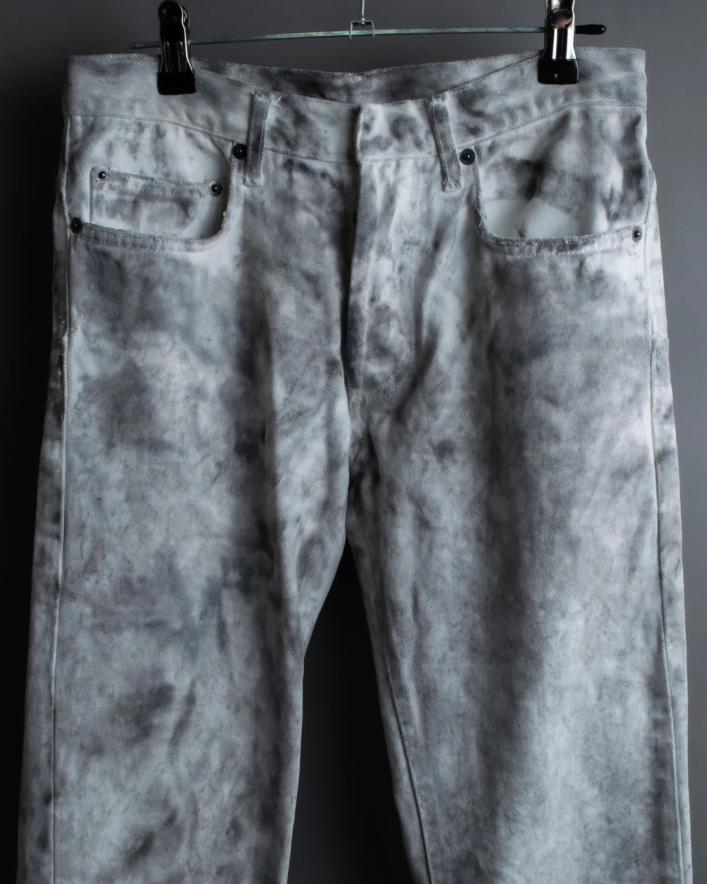 “DIOR HOMME by Hedi Slimane” tie-dye pattern designed denim