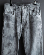 “DIOR HOMME by Hedi Slimane” tie-dye pattern designed denim