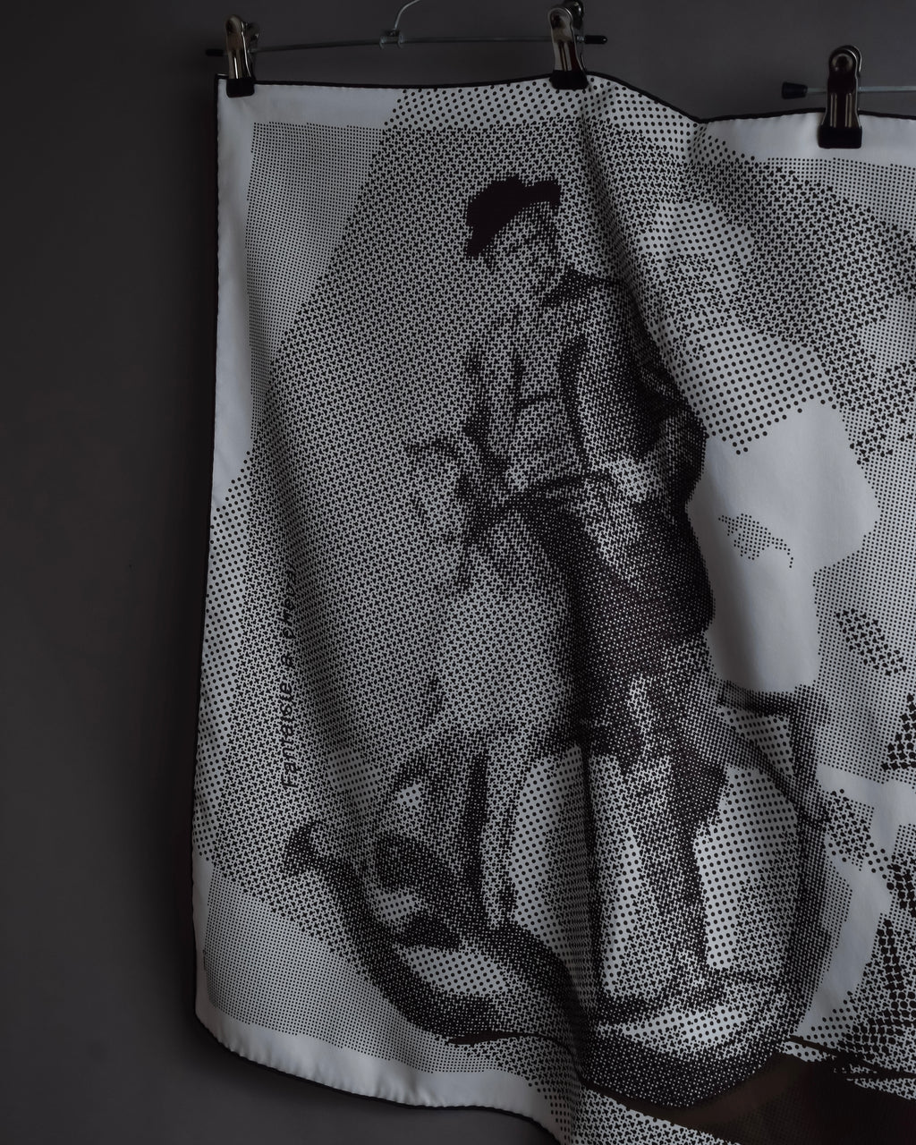 "HERMES" Silk fantaisie a cheval carré scarf 70