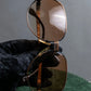 "YVES SAINT LAURENT" Thin metal temples round frame sunglasses