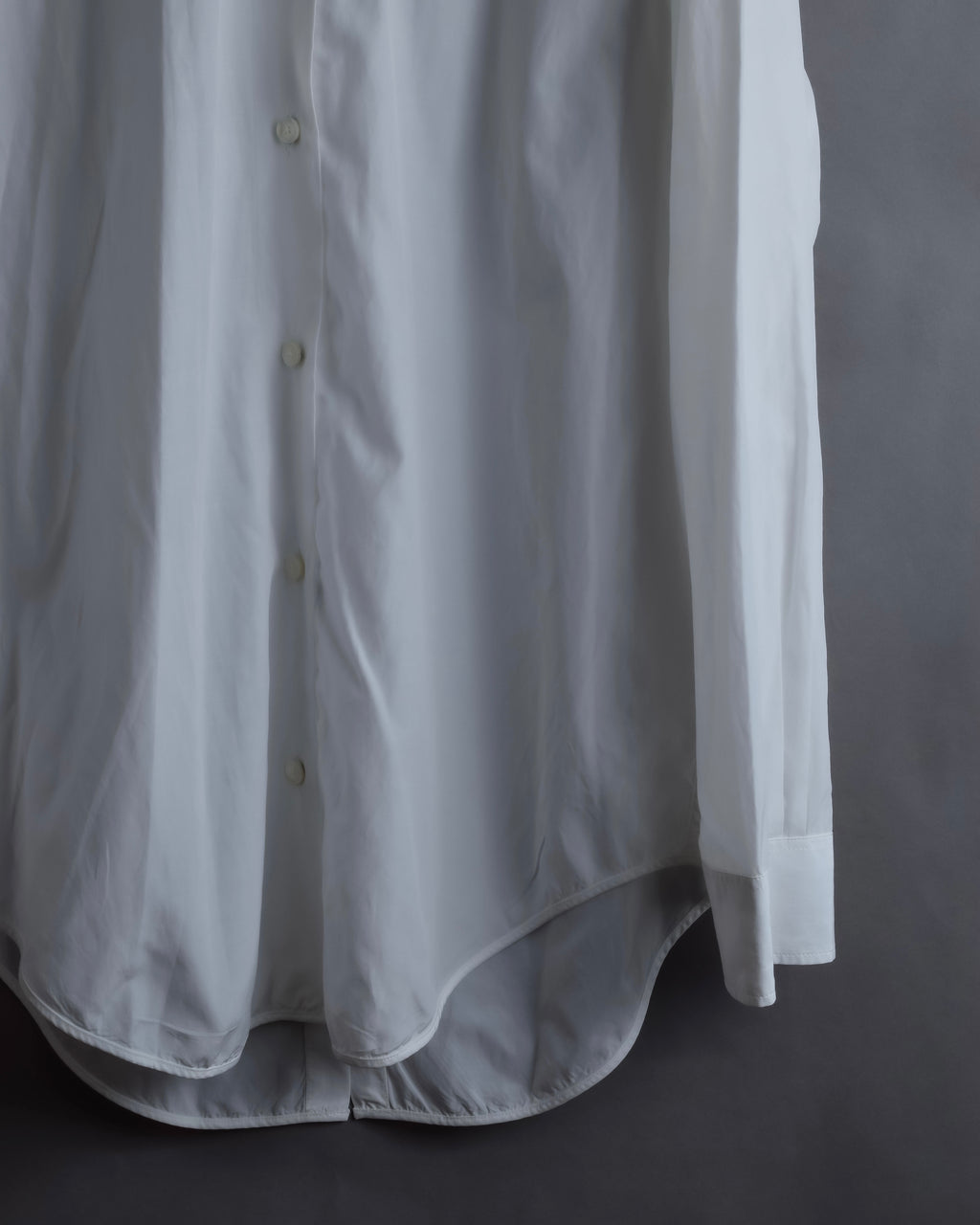 "Acne" Ribbon slit back design shirt