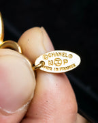 "1993's CHANEL" Coco mark motif gold bracelet