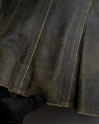 "CHANEL" 2000AW Karl Lagerfeld period calf leather vest