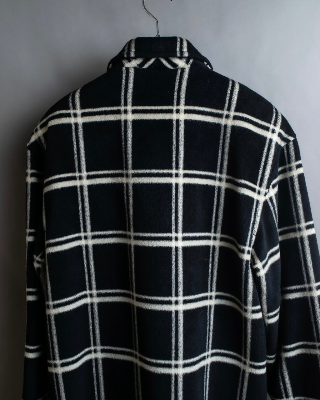 "Christian Dior Large check pattern tailored coat