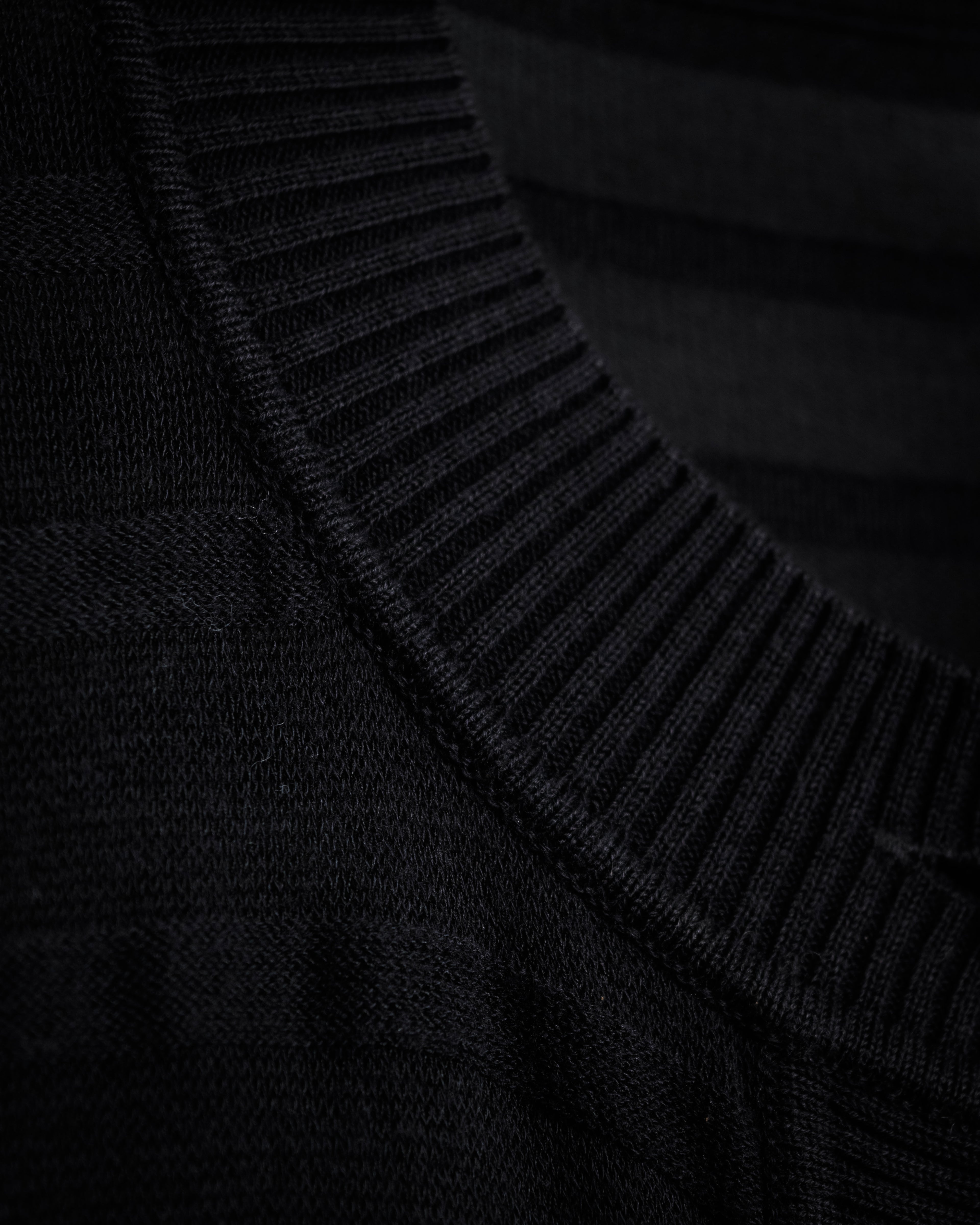 “Maison Martin Margiela” 2000’s Sheer shadow stripe long cardigan