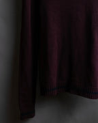 "MAISON MARGIELA"
20AW burgundy color V-neck knit