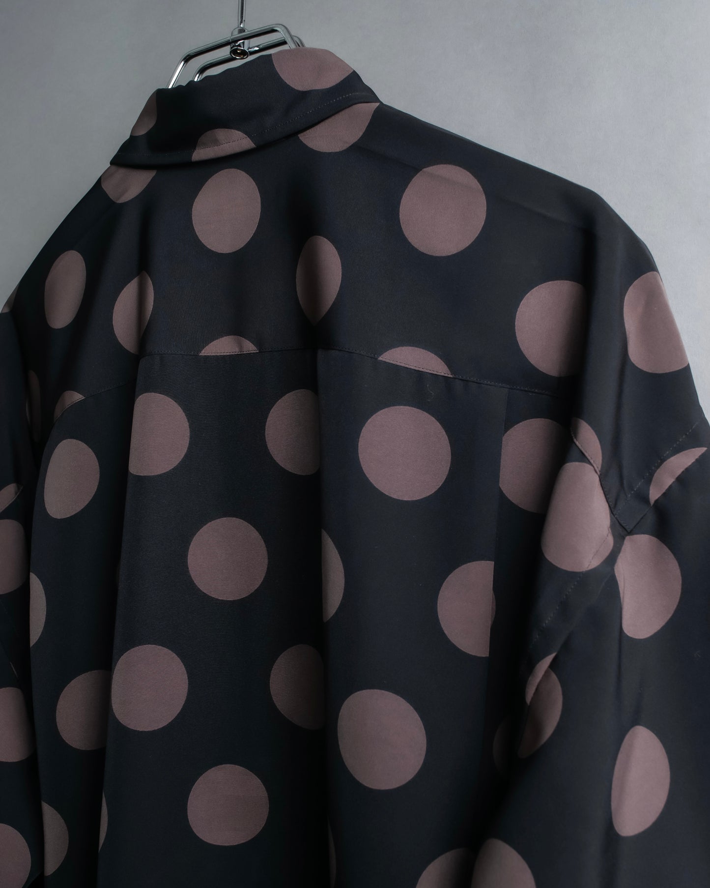 "JOHN LAWRENCE SULLIVAN" 19SS dot pattern oversized shirt