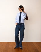 Christian Dior/ Cut Out Hem Straight Silhouette Denim