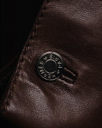 –SPECIAL– "HERMES"
00’s Transformable leather-trim viscose shirt