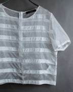 "Weekend Max Mara" Box silhouette silk organza pullover