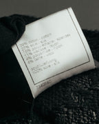 -SPECIAL- “CHANEL” 05Spring black tweed fringe necktie