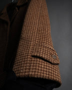 "Burberrys" 80’s-90’s Belted tweed check coat
