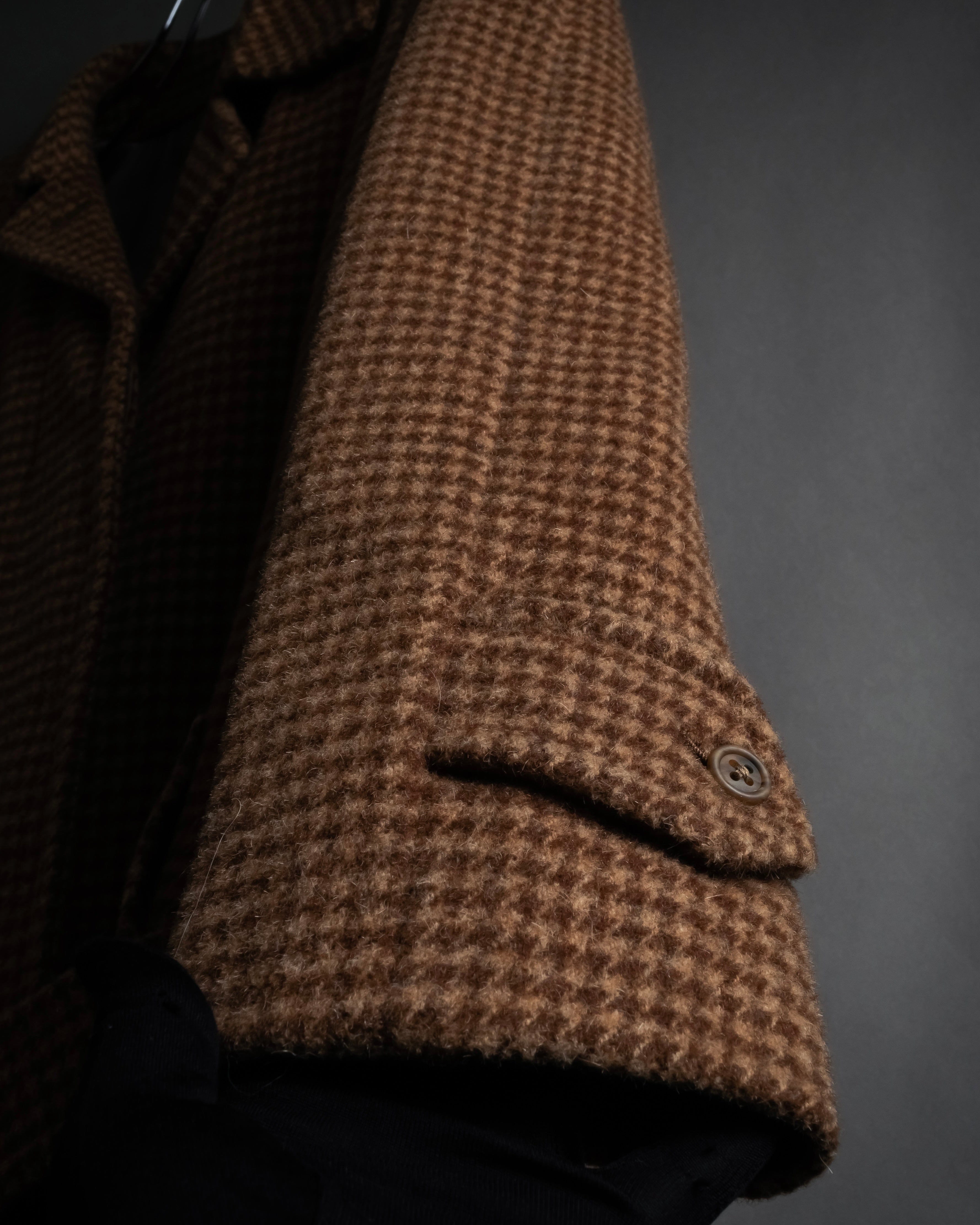 "Burberrys" 80’s-90’s Belted tweed check coat