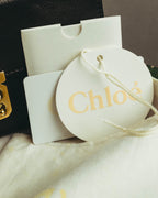 "Chloé" 2010's Black leather long wallet