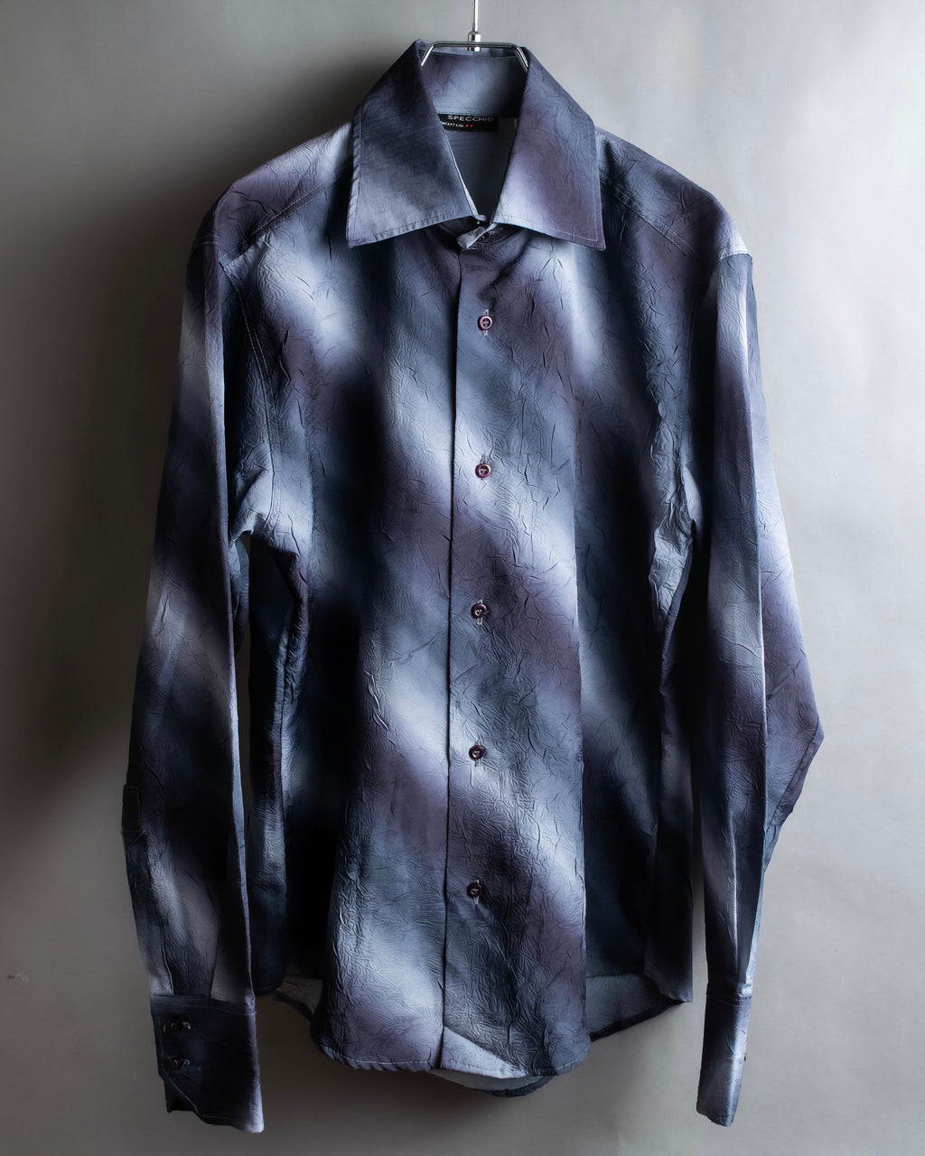 Vintage wrinkled unevenly dyed shirt