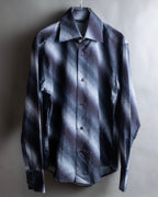 Vintage wrinkled unevenly dyed shirt