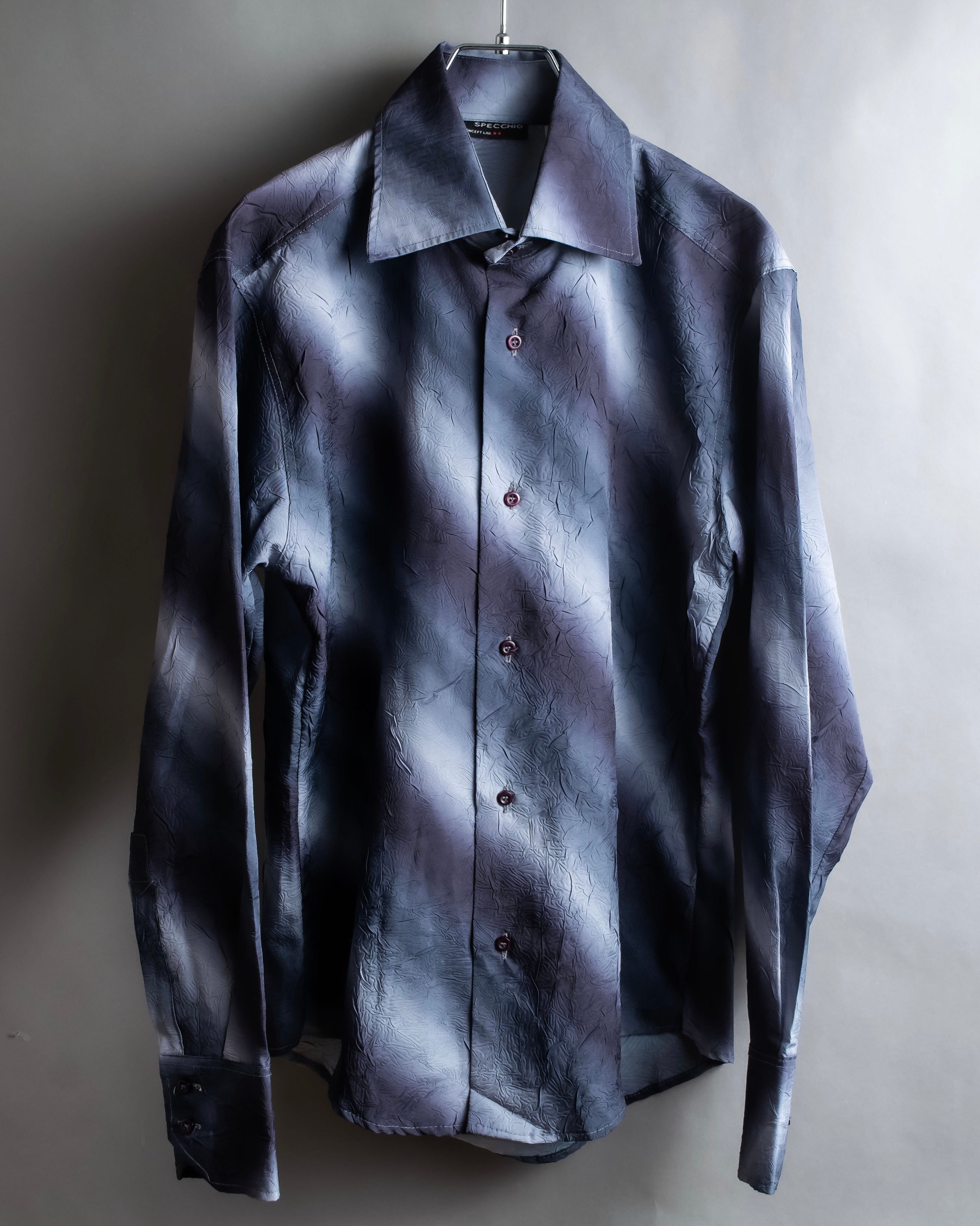 Vintage wrinkled unevenly dyed shirt