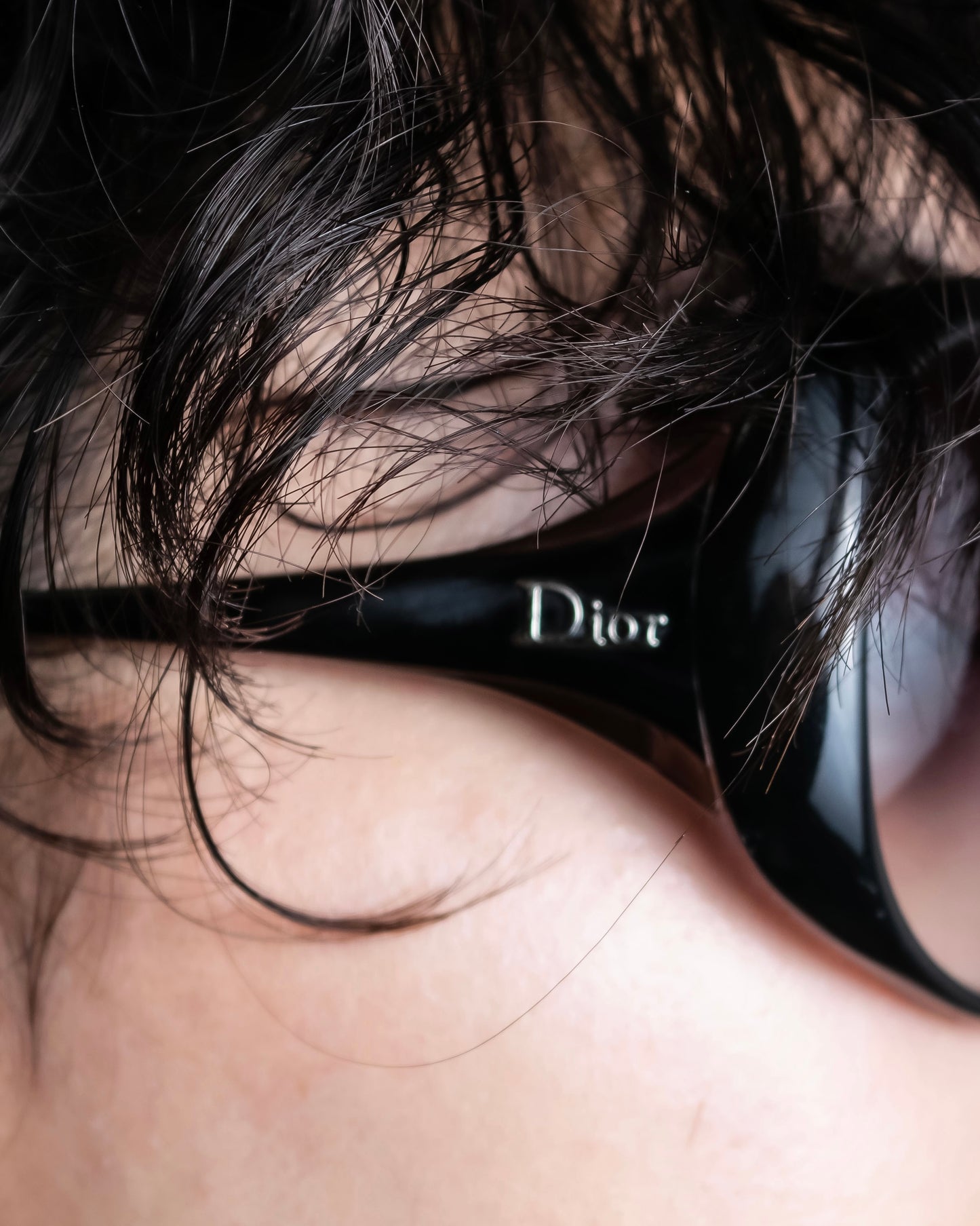 “Dior” Butterfly flame curved surface sunglasses