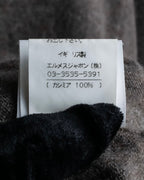 "HERMES" Margiela period cashmere high neck knit pullover