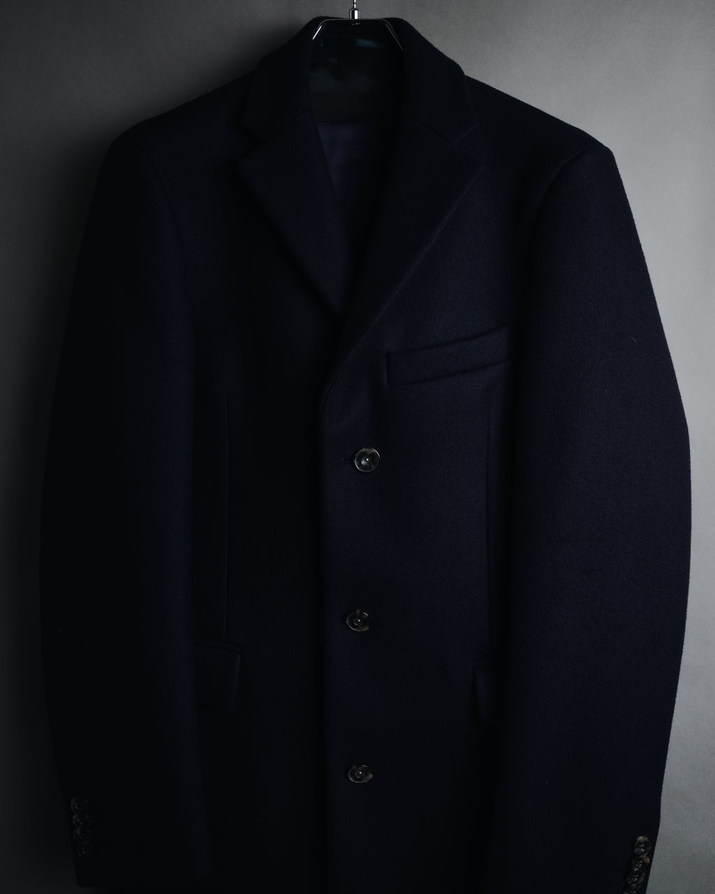 "Acne Studios" 2016-20’s rigid wool melton chester coat