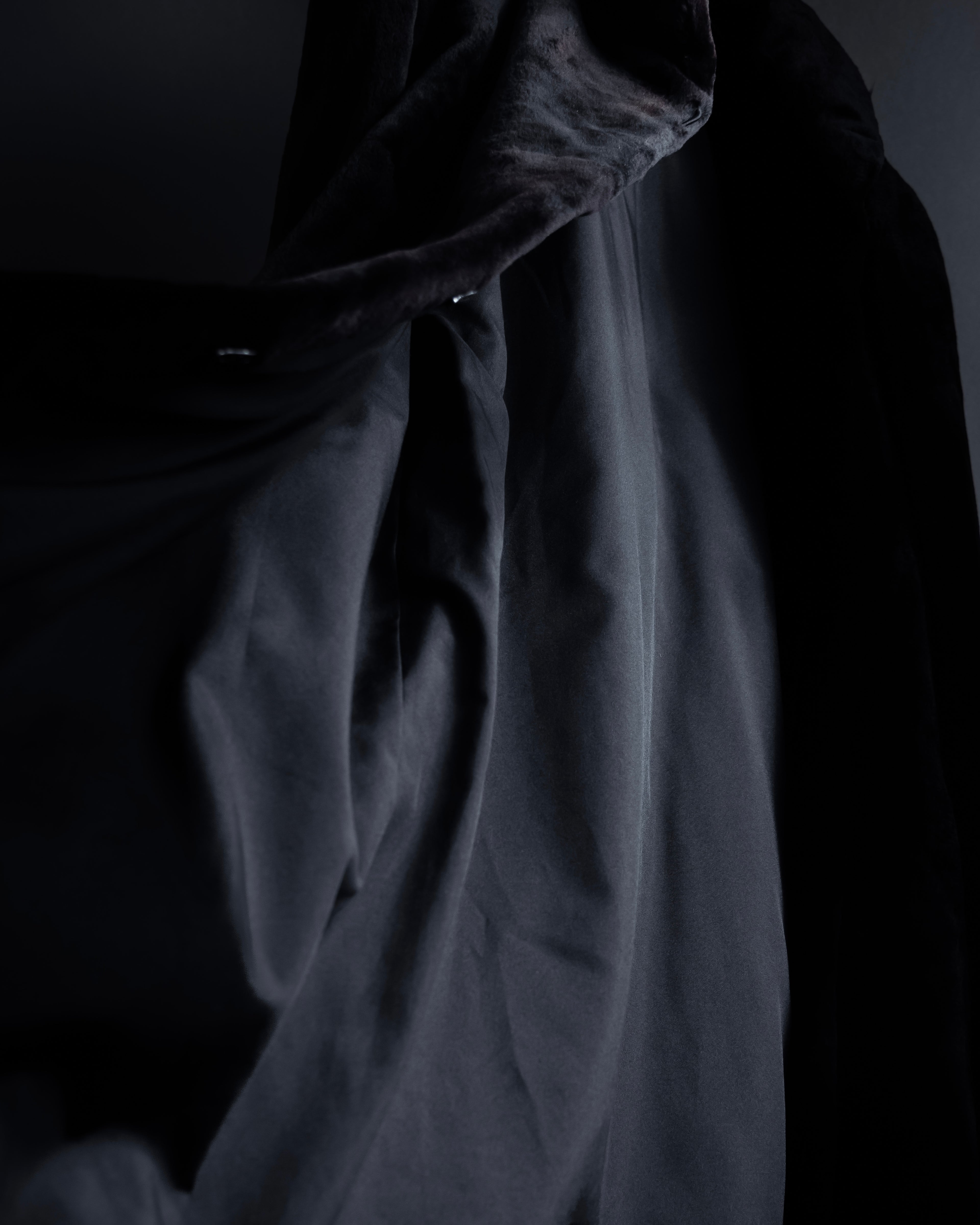 -SPECIAL- “VALENTINO” 1988–1992 SAGA Mink Shawl Collar Coat