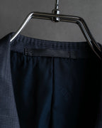 "CHRISTIAN DIOR MONSIEUR"
Shadow check pattern structured set up