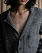 "OUR LEGACY" Patch pocket design lambswool knit jacket