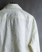 "GUCCI" Iconic embroidered pattern cotton shirt