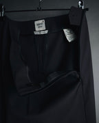 "HERMES" 90’s-00’s Margiela design minimal virgin wool slacks
