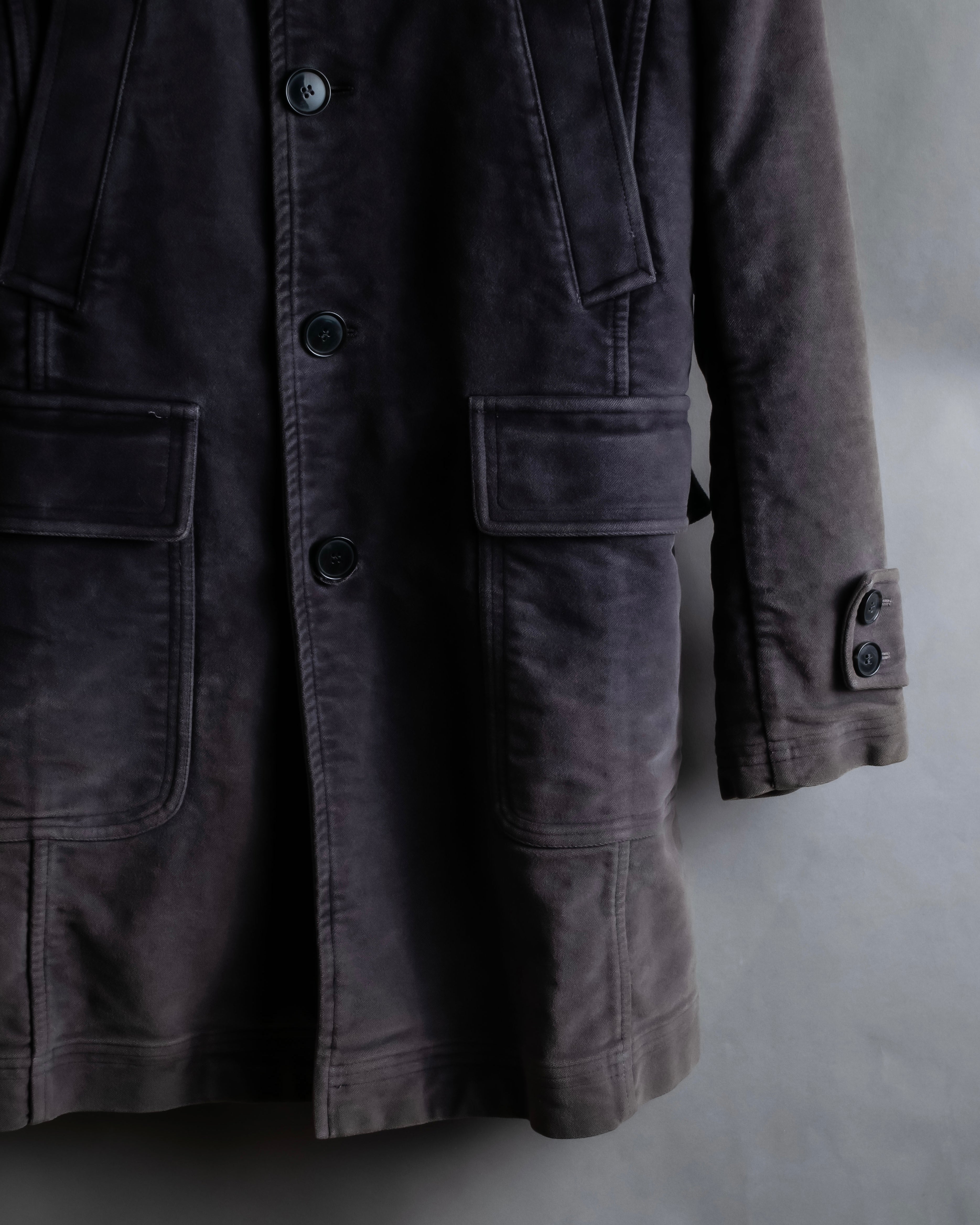 "Dolce & Gabbana" Lightly brushed liner-equipped trench coat