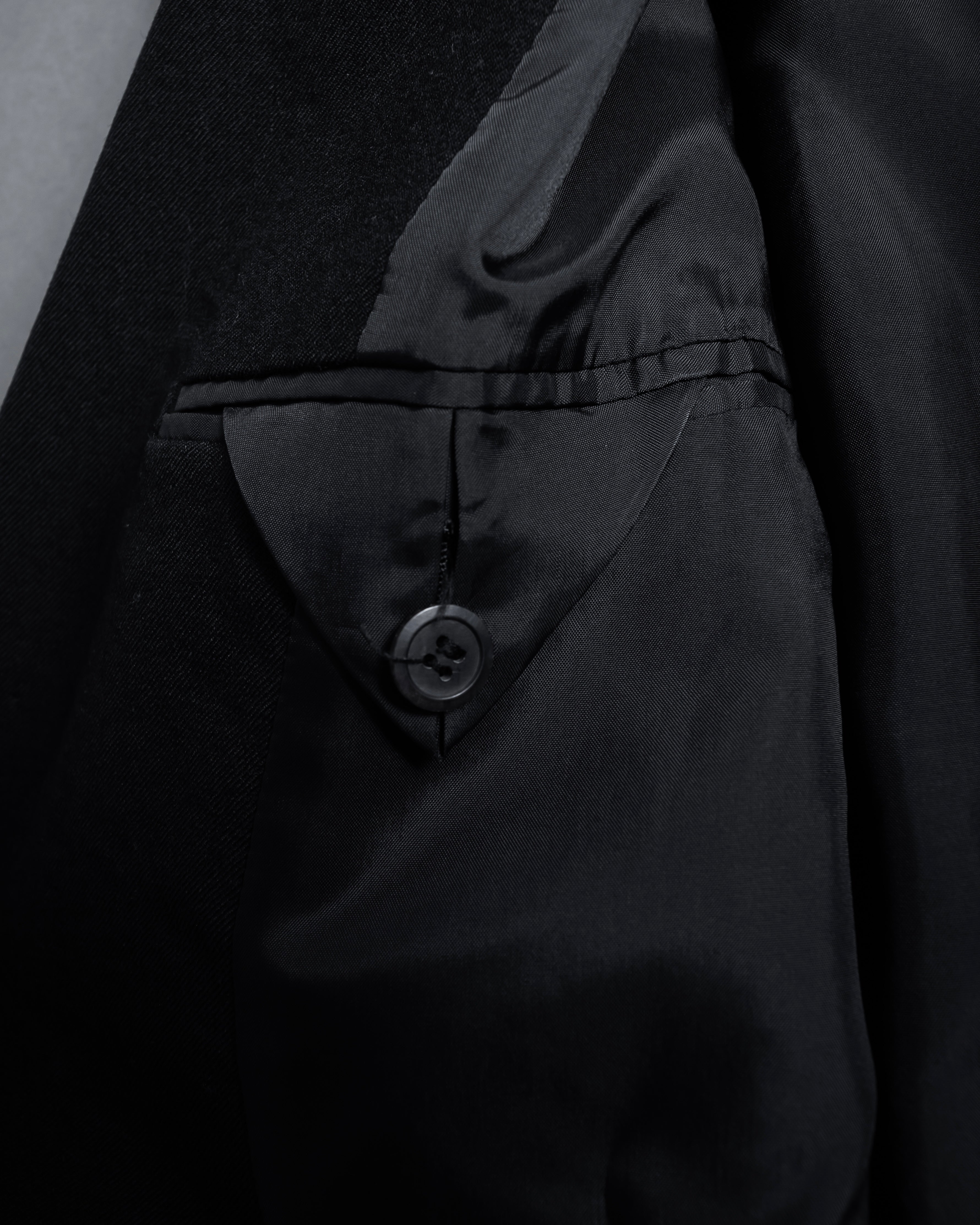 "ISSEY MIYAKE" 00AW Simple detail wool tailored jacket