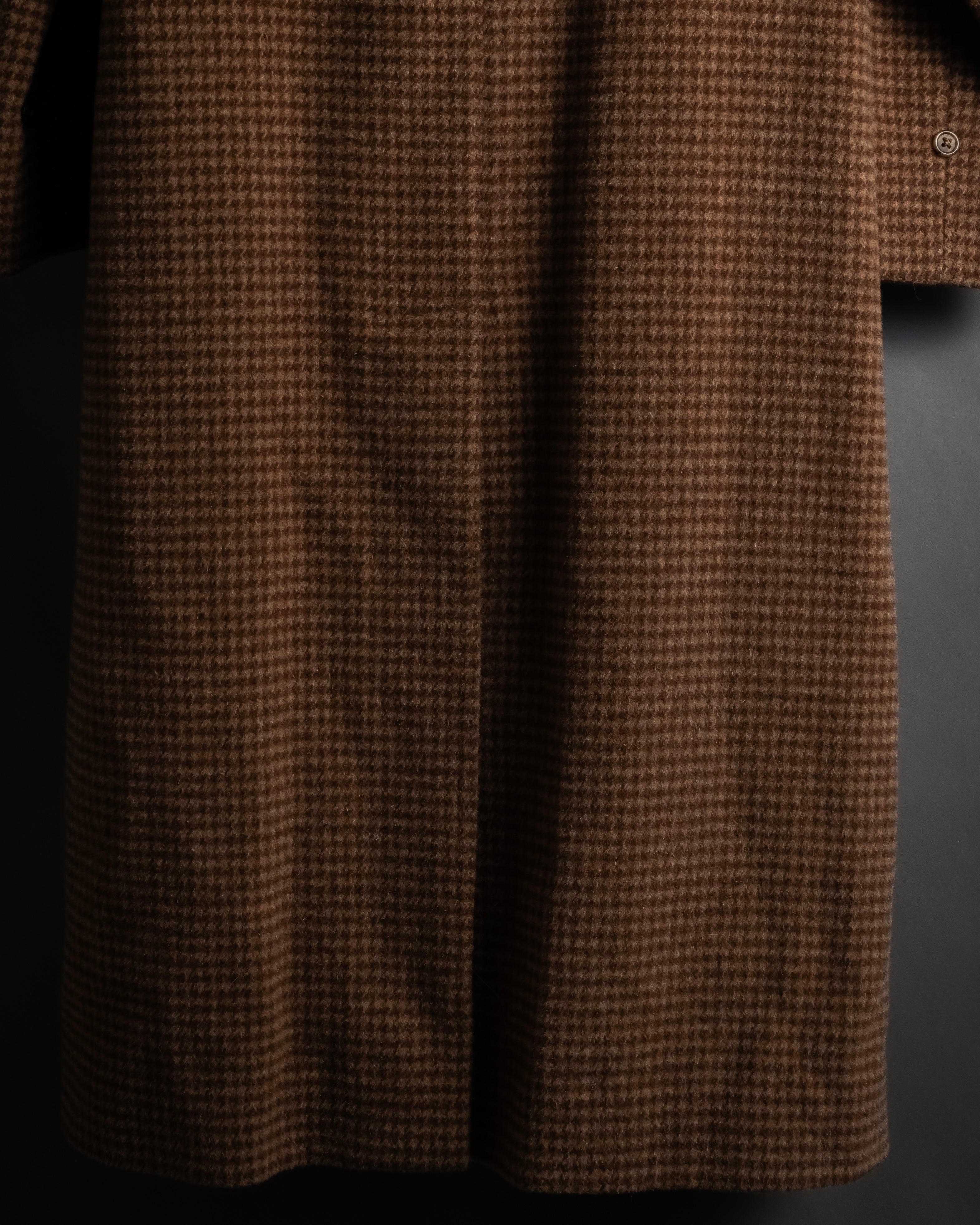 "Burberrys" 80’s-90’s Belted tweed check coat