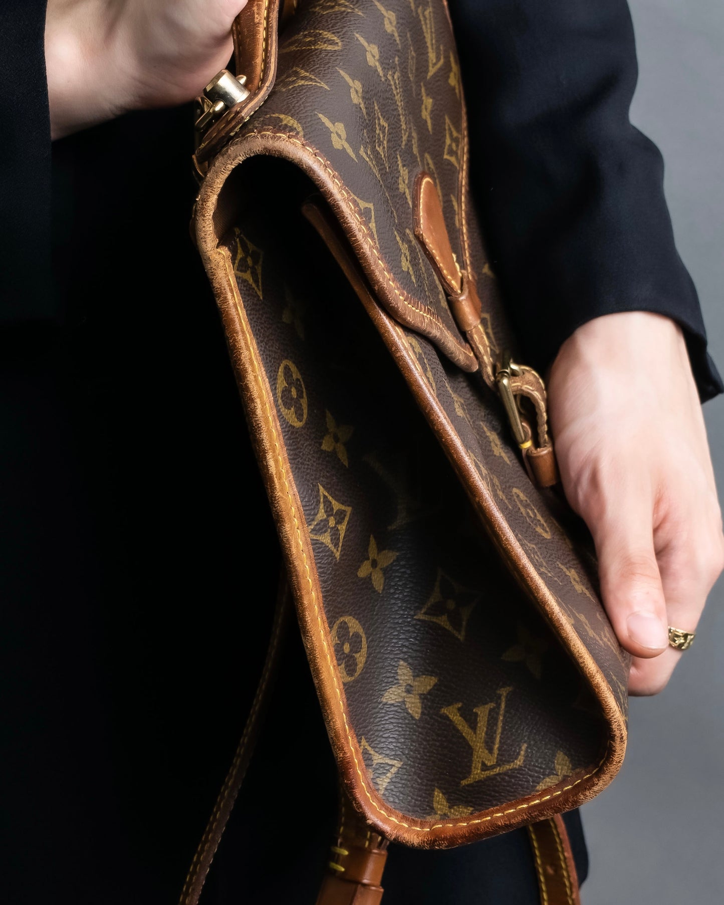 "LOUIS VUITTON" Monogram pattern belair 2way bag