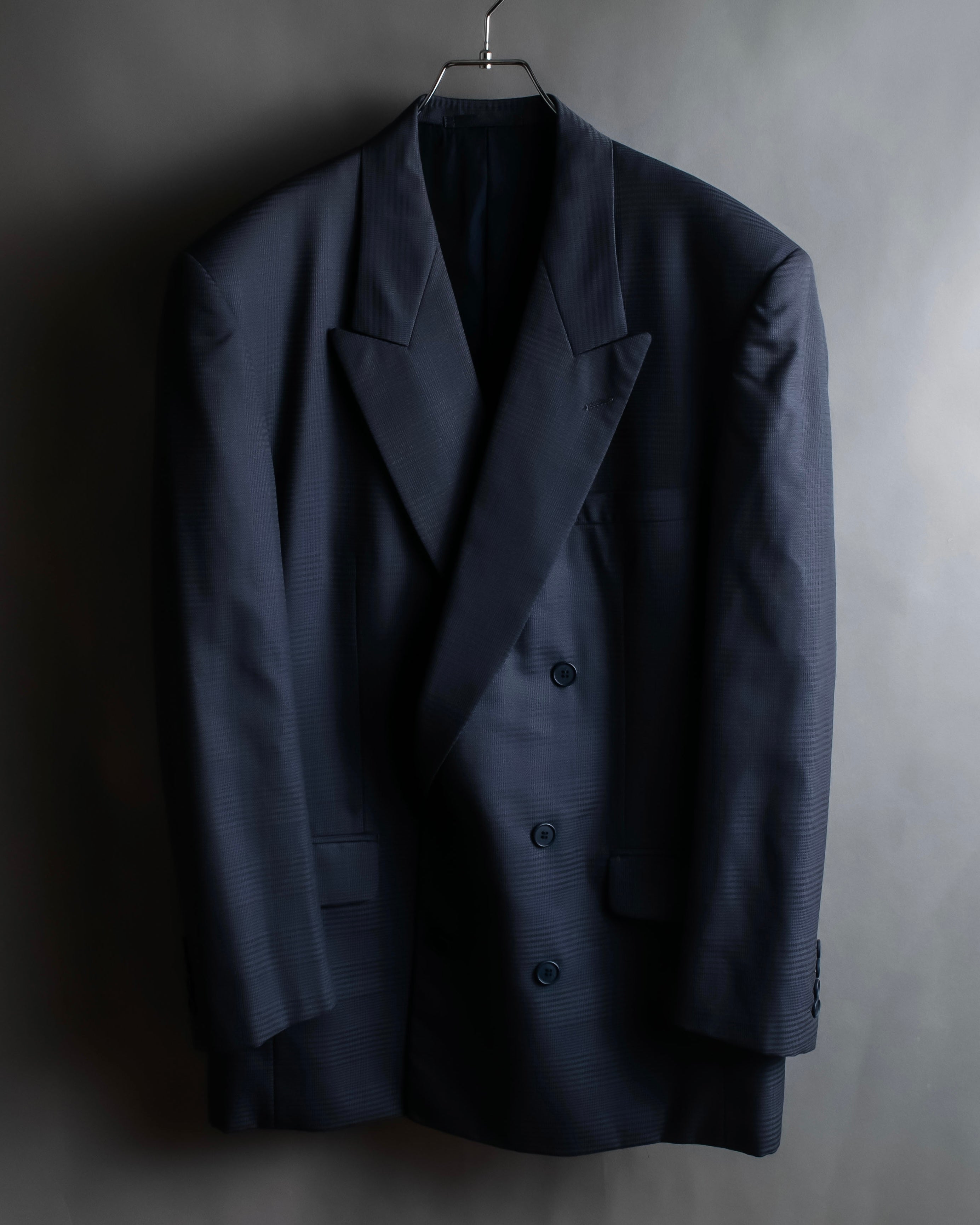 "CHRISTIAN DIOR MONSIEUR"
Shadow check pattern structured set up