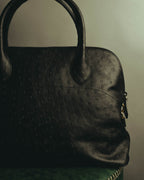 “Pierre Cardin” 80’s-90’s Ostrich leather top handle bag